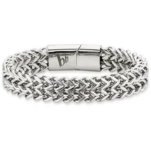 Bruno Banani Armband Ankerkette Edelstahl silberfarben 19