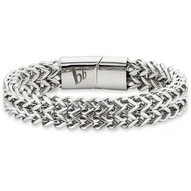 Bruno Banani Armband Ankerkette Edelstahl silberfarben 19