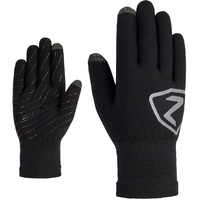 Ziener Herren ISKY Touch Funktions- / Unterzieh-Handschuhe | Merino-Wolle, Touch, elastisch, Black, M
