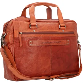 Spikes & Sparrow Aktentasche Leder 41 cm Laptopfach braun