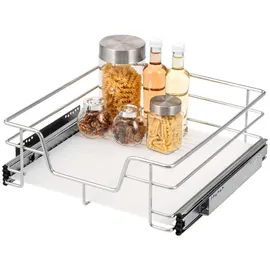 bremermann Teleskopschublade, chrom Metall, 47x14x44 cm Küchenzubehör