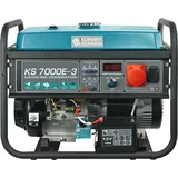 Könner & Söhnen KS7000E-3 Stromerzeuger Generator Benzin Notstromaggregat 5500Watt mit E-Start
