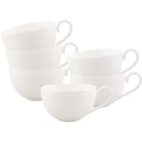 Villeroy & Boch Cappuccinotasse 0,37 l Weiß 6 St.