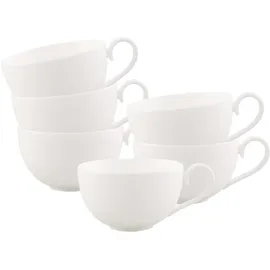 Villeroy & Boch Cappuccinotasse 0,37 l Weiß 6 St.