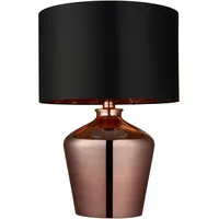 Endon Tischleuchte Waldorf, 1xE27/10W/230V kupfern/schwarz - 60W E27 |
