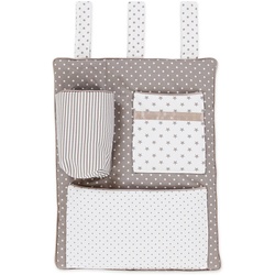 babybay Utensilo Stoff Grau Taupe