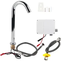 Phefop Automatischer Sensor-Wasserhahn, berührungsloser Infrarot-Waschtischhahn mit Ladebox (Hochwertiger Akkubetrieb)