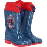 SpiderMan Regenstiefel Wasserdichte Outdoor-Gummistiefel für Kinder Größe 26