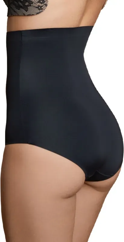 BYE-BRA - NAHTLOSER GÜRTEL STIL HÖSCHEN BEIGE GRÖSSE XXL - Schwarz / XL