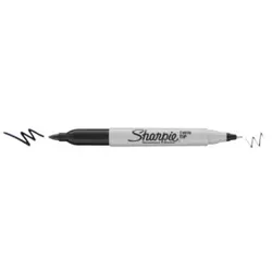 Permanentm.Sharpie Twin Tip sw PAPERMATE S0811100 schwarz