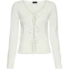 LAURA SCOTT Strickjacke 32/34 Weiß