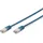 Digitus Patch-Kabel RJ45 Netzwerkkabel - SF/UTP Geschirmt - Kompatibel zu Cat-6 & Cat-6A - blau