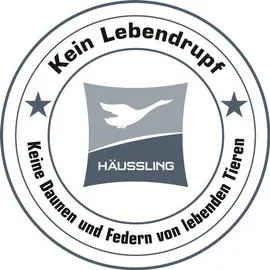 Häussling Königstraum Dauneneinziehdecke Warm 90% Daunen und 10% Federn (Größe: 220x240 cm*)