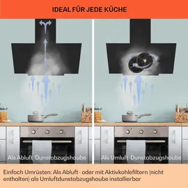 Klarstein Wandhaube 60 cm Schwarz