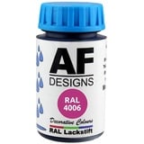 Alex Flittner Designs Lackstift RAL 4006 VERKEHRSPURPUR seidenmatt 50ml Holz Metall Möbel Bad Retuschierlack Reparaturlack