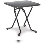 BEST Freizeitmöbel Primo Klapptisch 67 x 67 x 70 cm anthrazit