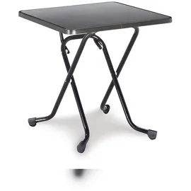 BEST Freizeitmöbel Primo Klapptisch 67 x 67 x 70 cm anthrazit