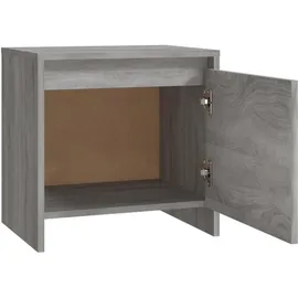 vidaXL Nachtschrank 2 Stk. 45 x 34 x 44,5 cm Grau
