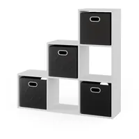 Vicco Bücherregal 107,2 x 107,8 x 29 cm Weiß