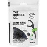 The Humble Co. The Humble Co Zahnseide Sticks Aktivkohle, 50 Stück