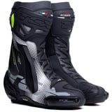 TCX RT-Race Pro Air Motorrad-Rennstiefel, Mann, Schwarz/Weiß/Grau, 40