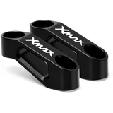 Hebebühne Für YAMA&HA XMAX X-MAX 125 250 300 400 XMAX300 Rückspiegel Extender Riser Hinten Basis Spiegel Verlängerung Halterung(Black)