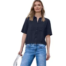 STREET ONE Bluse Kurzarm Blau 36