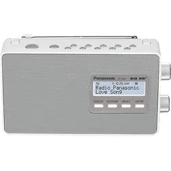 PANASONIC RF-D10 EG-W DAB+ Radio, Tuner/ Analog Tuner, DAB, Weiß