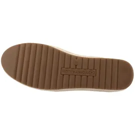Tom Tailor Damen 7490090015 flacher Slipper, cream 38 - 38