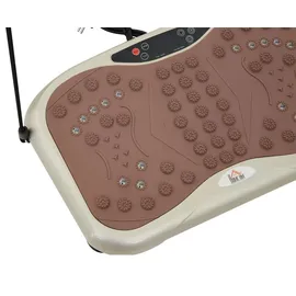 Homcom Vibrationsplatte schwarz/braun