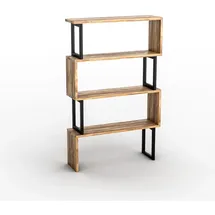 vente-unique Bücherregal 80 x 128 x 22 cm Braun