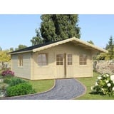 Palmako Gartenhaus Helena 18,6 m2 - 70 mm Grau