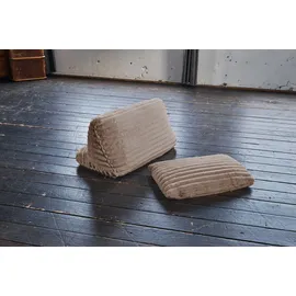 KAWOLA Rückenkissen WIOLO SOFT Weicher Breitcord taupe