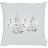 APELT Dekokissen "4689" Gr. 1, bunt (bunt, grau, gemustert), B:45cm H:5cm L:45cm, Baumwolle, Polyester, Dekokissen_Sitzkissen_Kissenhüllen, Kissenhülle mit Füllung, 1 Stück