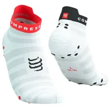 compressport Unisex Pro Racing Socks v4.0 Ultralight Run Low weiß