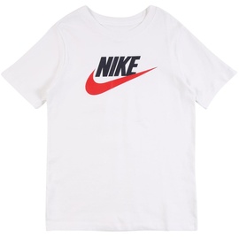 Nike Sportswear Baumwoll­T-Shirt für ältere Kinder White/Obsidian/University Red, XL