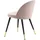 venture home Esszimmerstuhl Velvet Samt schwarz/pink 2er Set