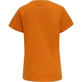 hummel Hmlred Heavy T-Shirt Orange XS
