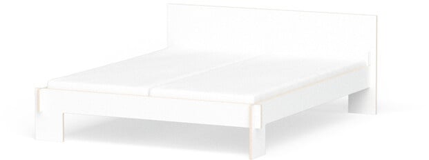 Cadre de lit avec tête de lit Loir Nils Holger Moormann, Designer Christoffer Martens, 74x172.6 cm
