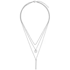 Steel_art Halskette Damen mit Anhänger Halva poliert in silberfarben poliert | Gr.: onesize