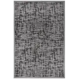 HANSE HOME Telu in & Outdoor Teppich Wetterfest – Modernes Muster, Wasserfest robuster Aussenteppich Flachgewebe für Garten, Balkon, Terrasse, Wohnzimmer – Grau, Beige, 63x120cm