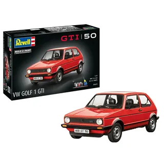 REVELL 05623 - Geschenkset 50 Jahre VW Golf 1 GTi grau 1:24