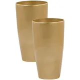 Beliani Tseria 32 x 32 x 58 cm Gold