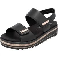 remonte Riemchensandalen Damen Schwarz 39