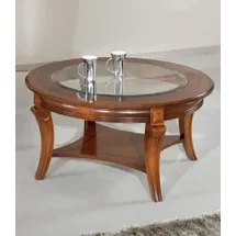 stile elisa Couchtisch Braun Holz 90 x 45 cm