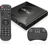 Android 13.0 TV-Box, Android TV Box RK3528 Quad-Core Cortex-A53 GPU Mali-450 2 GB RAM 16 GB ROM, unterstützt 8 K UHD Dual Band 2.4G/5G WiFi 6 Bluetooth 5.0 USB 2.0/3.0, Android TV Box mit