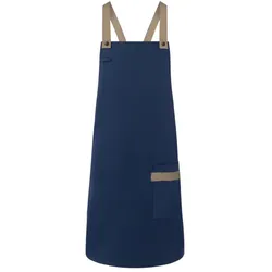 Latzschürze Urban-Look "LS 38" - stahlblau