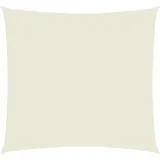 vidaXL Sonnensegel Oxford-Gewebe Quadratisch 3,6x3,6 m Creme