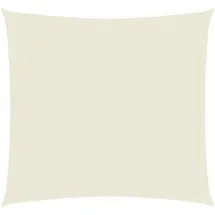 vidaXL Sonnensegel Oxford-Gewebe Quadratisch 3,6x3,6 m Creme