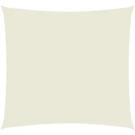 vidaXL Sonnensegel Oxford-Gewebe Quadratisch 3,6x3,6 m Creme